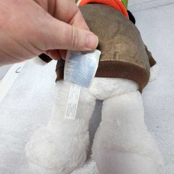 Vintage Build A Bear Peanuts Snoopy Flying Ace Aviator Plush 17” Jacket Scarf - Picture 6 of 8